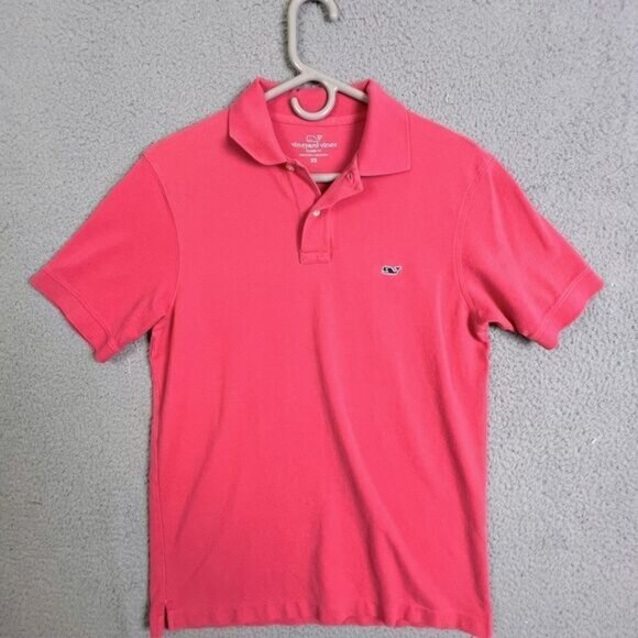 VINEYARD VINES MENS POLO SHIRT RED SIZE XS - Picture 1 of 8